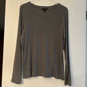 Banana Republic Gray Long Sleeve Tee
